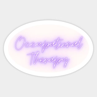 Occupational Therapy Purple Sticker